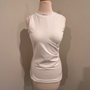 Athleta White Sleeveless Top
